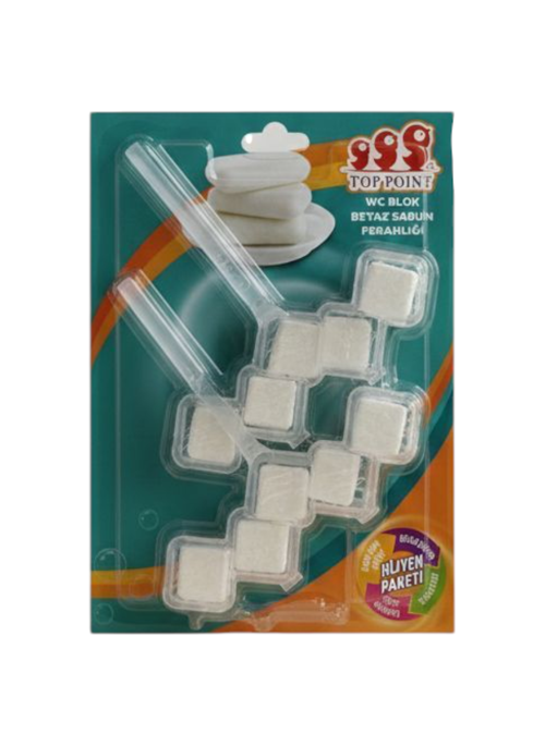 WC Blok Beyaz Sabun Ferahlığı 50 g (2 adet)