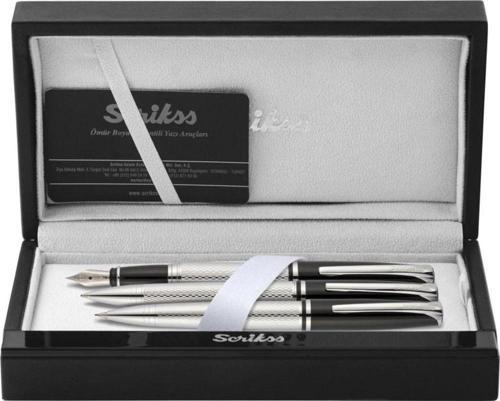 Pera 477 Dolma Kalem, Tükenmez Kalem, Mekanik Kurşun Kalem Üçlü Set
