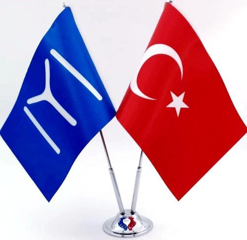 Türk-Kayıboyu Masa Bayrağı