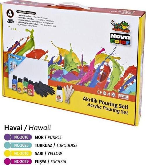 Akrilik Pouring Set HAWAİİ