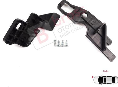 Citroen C-Elysee 2012-On 9675140380 İçin Sağ Ön Far Ayak Tamir Seti