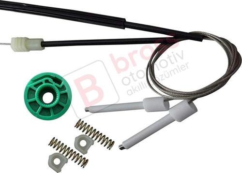 Audi A6 C4 4A 1994-1998 100 C4 4A 4/5 Kapı 4A0837461 İçin Elektrikli Ön Sol Cam Kriko Tamir Seti