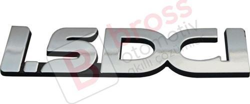 Dacia İçin Krom 1.5DCI Monogram Amblemi Yazısı