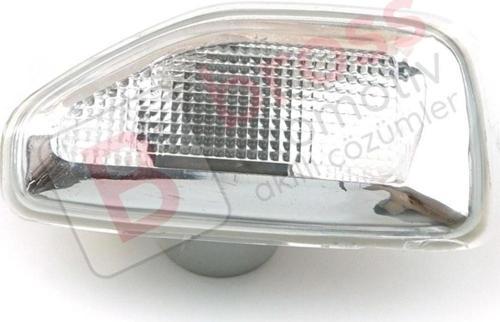 Dacia Sandero Logan İçin Beyaz Sağ Yan Çamurluk Sinyali 261601801R