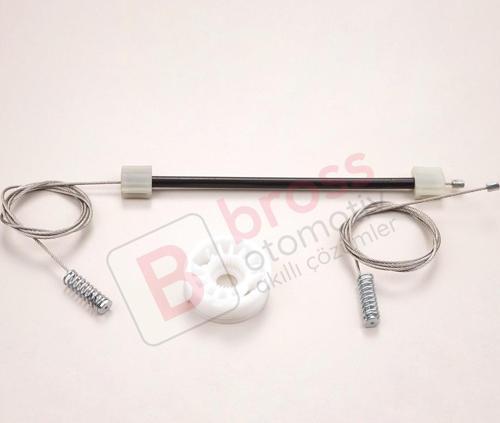 BMW 5 Serisi E60 E61 2003-2010 4/5 Kapı 51357184746 İçin Elektrikli Arka Sağ Cam Kriko Tamir Seti