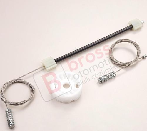 BMW 5 Serisi E60 E61 2003-2010 4/5 Kapı 51357184745 İçin Elektrikli Arka Sol Cam Kriko Tamir Seti
