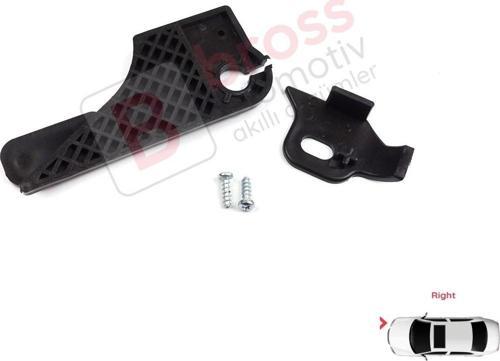 Ford Focus C346 MK3 2010-2017 BM5113W029 İçin Sağ Ön Far Ayak Tamir Seti 