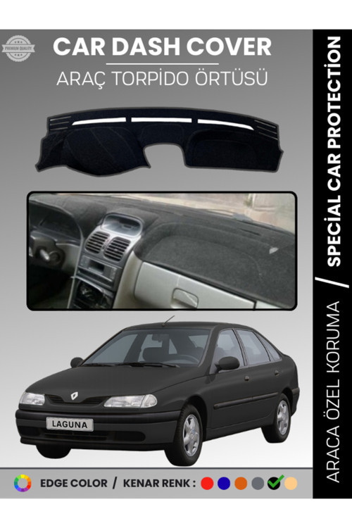 Renault Laguna 1 (1994-2001) Torpido Örtüsü Ön Göğüs Koruma Torpido Koruma Araca Özel Tam Uyum