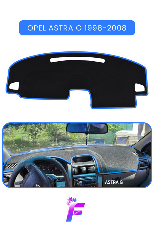 Opel Astra G (1998-2008) Uyumlu Torpido Örtüsü | Araca Özel Üretim | Kolay Montaj | Kaymaz | Te11