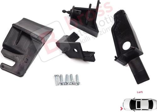 Ford Transit Tourneo Courier MK1 2013-2022 ET7613W030 İçin Sol Ön Far Ayak Tamir Seti 