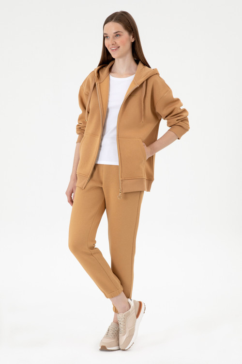 Kadın Camel Şardonlu Jogger Eşofman Altı 50313581-VR015