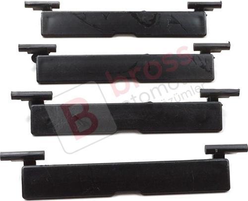 BSR563 1 Mercedes C Class W204 İçin 4 Adet Tavan Oluk Çıta Port Kapak 2046983530 95 mm*15 mm