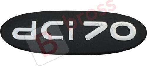 Renault Kangoo 1998-2007 için Siyah dci70 Monogram Amblemi Yazısı 8200120852