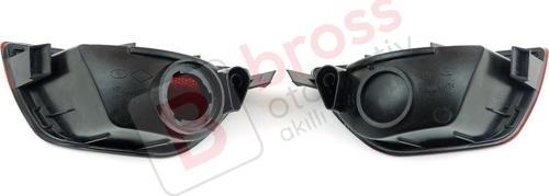 Renault Megane 3 4/5 Kapı için Arka Tampon Sis Far Seti 265850009R, 265600010R