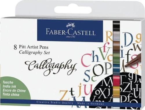 Faber-Castell Pitt Kaligrafi Kalem Seti 8'li 167508