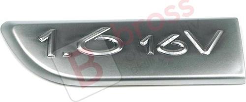 Renault Megane MK2 Scenic MK2 için Sol Krom 1.6 16V Monogram Amblemi Yazısı 8200209130