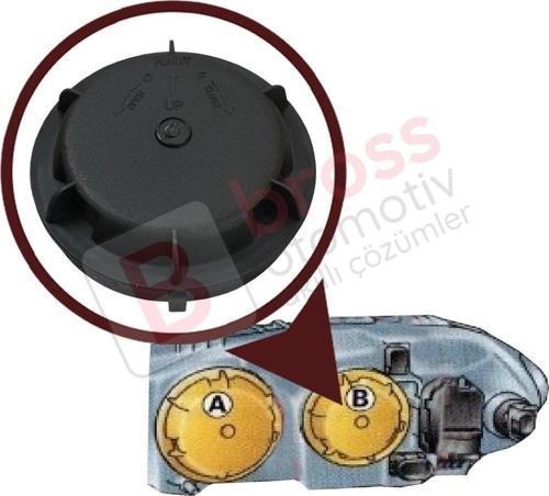 Renault Megane Scenic MK1 İçin Ön Far KÜÇÜK Toz Koruma Kapağı