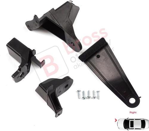 Renault Symbol MK3 2013-2017 Makyajsız Kasa 260106223R İçin Sağ Ön Far Ayak Tamir Seti