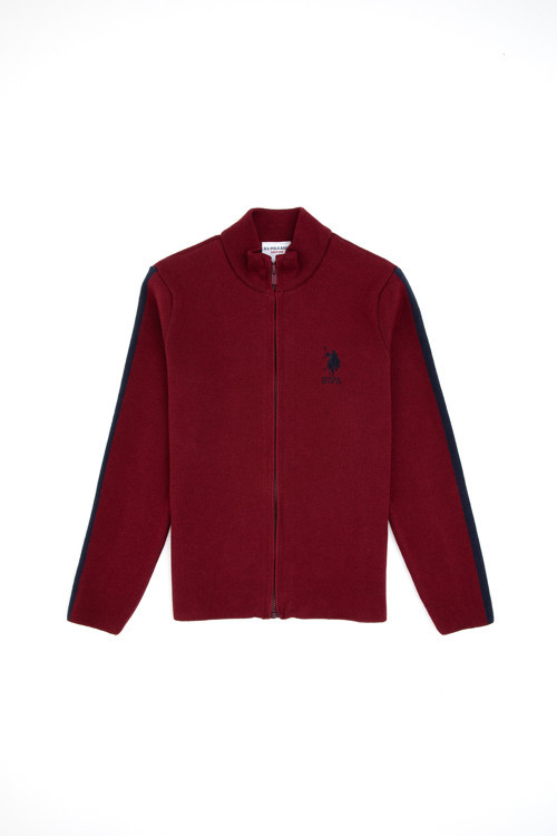 Erkek Çocuk Bordo Triko Hırka 50317144-VR014