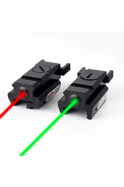 Taktik Tabanca Lazer Sight Lazer İşaretleyici (Yeşil)- 20mm Standart Ray Uyumlu Tabanca Tüfek Lazeri