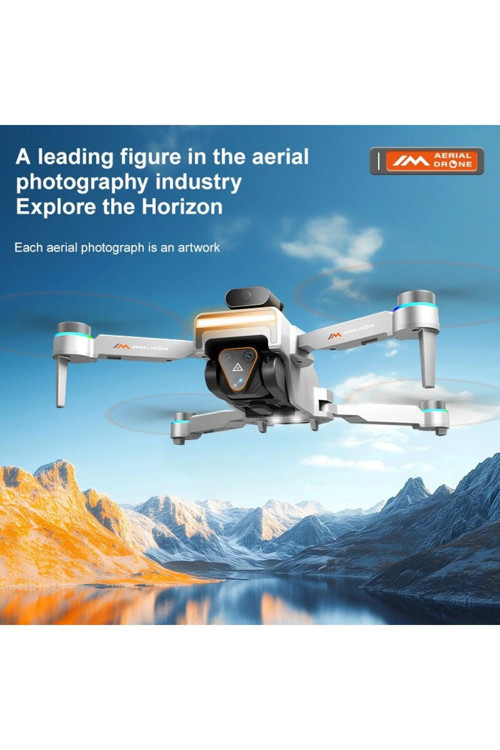 360° Engel Algılama Sensörlü Katlanabilir Uzaktan Kumandalı Drone - (Ekranlı Kumanda)