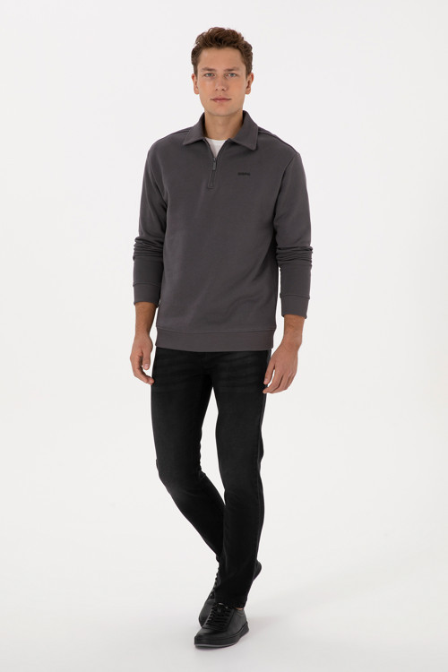 Erkek Siyah Slim Fit Jean Pantolon 50316543-DN0027