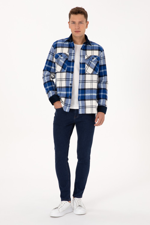 Erkek Koyu Mavi Slim Fit Jean Pantolon 50310343-DN0023