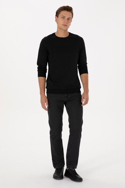 Erkek Siyah Relax Fit Jean Pantolon 50316564-DN0027