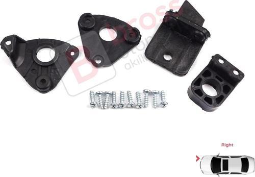 VW Caddy MK3 2K 2C Touran MK1 1T3 2010-2015 2K5998226 İçin Sağ Ön Far Ayak Tamir Seti 