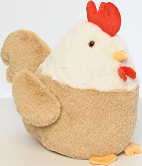 Tavuk 35 Cm Sevimli Peluş Oyuncak, Hediyelik Oyuncak, Bebek Yastığı