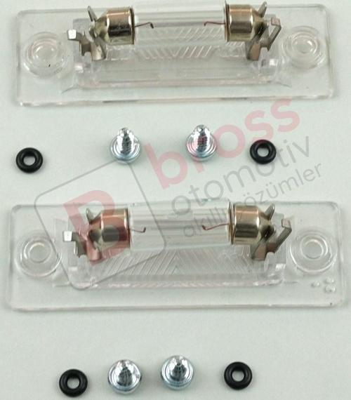 VW Jetta Passat Caddy T5 Superb İçin Plaka Lambası 3B5943021E