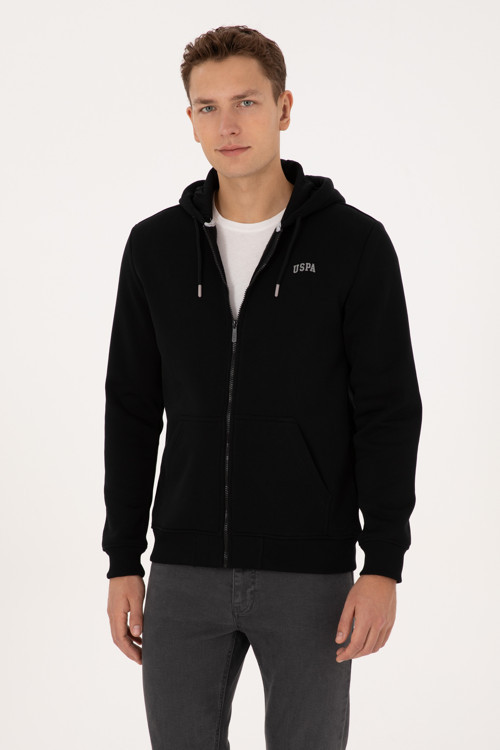 Erkek Regular Fit Siyah Şardonlu Örme Hırka 50313755-VR046