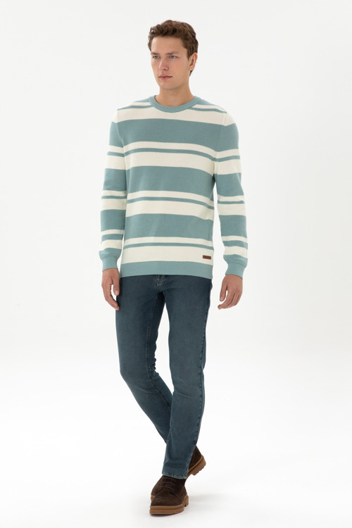 Erkek Mavi Slim Fit Jean Pantolon 50310337-DN0030