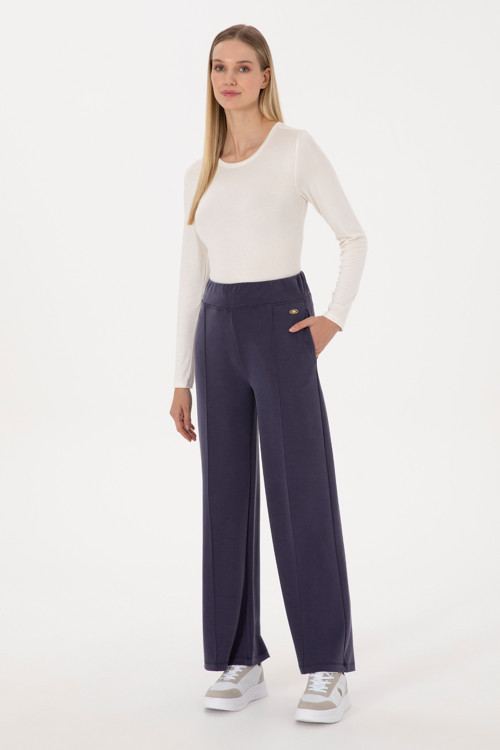 Kadın Mürdüm Modal Karışımlı Loose Fit Eşofman Altı 50307761-VR074