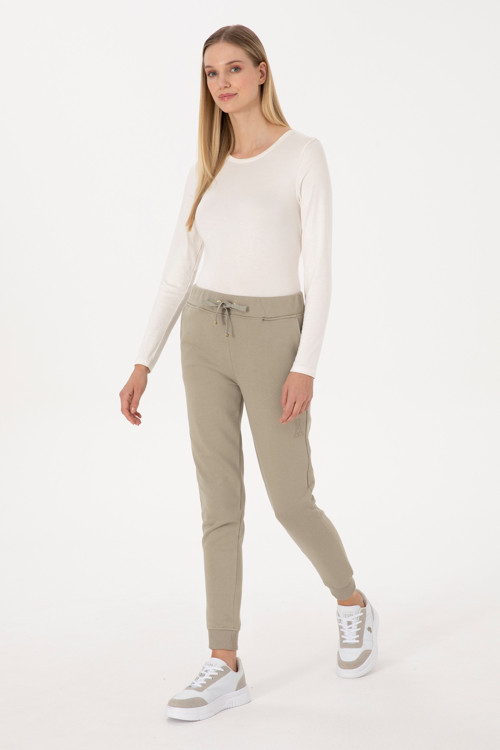 Kadın Açık Haki Jogger Eşofman Altı 50307759-VR183