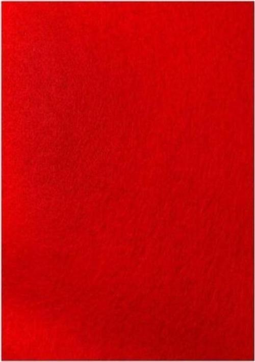 Keçe 50x70 cm 5'li Paket KIRMIZI