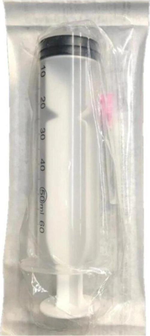 Steril Plastik Enjektör 60 Cc - Tek Kullanımlık Hipodermik Iğneli Şırınğa