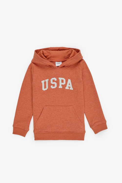 Erkek Çocuk Bakır Kapüşonlu Basic Sweatshirt 50314005-VR182