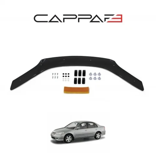 Honda Civic 2001-2006 Yıl Aralığı Uyumlu Kaput Rüzgarlık 4mm