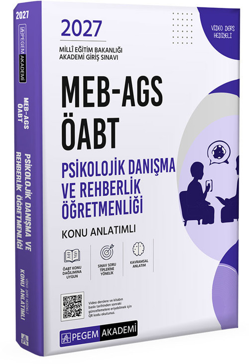 2027 MEB AGS ÖABT Psikolojik Danışma ve Rehberlik Konu Anlatımlı