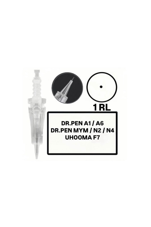 1 Adet R1-M 0.25mm(DR.PEN A1-A6-MYM-N2-N4 - Uhooma F7)Değiştirilebilir Kartuş Kalıcı Makyaj Ucu İğne