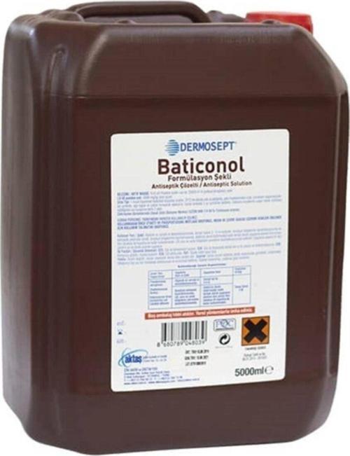 Batikon Antiseptik Çözelti - Povidon Dezenfektan ( Iyot %10 ) 5 Lt