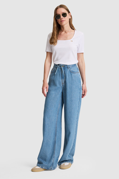 Kadın Açık Mavi Jean Pantolon 50321419-DN0021