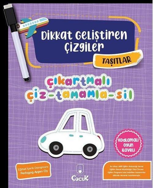 Dikkat Geliştiren Çizgiler - Taşıtlar