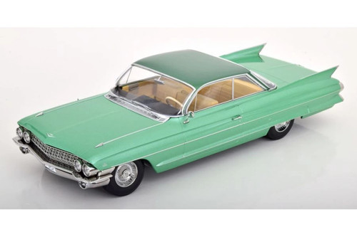 181253 1/18 Cadillac Coupe DeVille Series 62 1961 Light Green Metallic