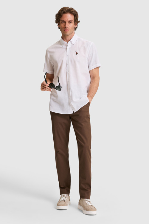 Erkek Kahverengi Kanvas / Chino Pantolon 50322310-VR029