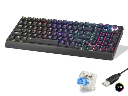 Mekanik Gaming Klavye 104 Tuş Blue Switch Rgb - Siyah G500XB