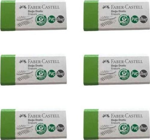 Faber-Castell Doğa Dostu Küçük Silgi Dust Free PVC Free 6 lı 187354