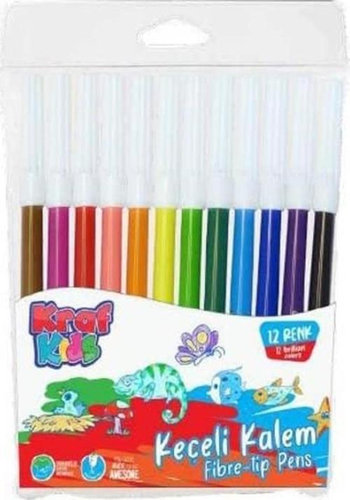 Kids Keçeli Kalem 12 Renk 265G
