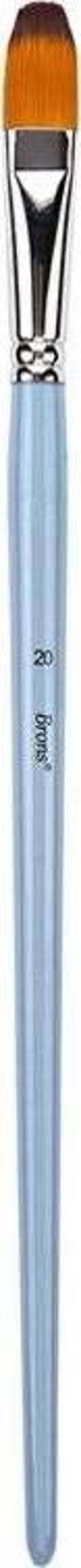 Uzun Saplı Sentetik Kıl Kedi Dili Fırça No:20